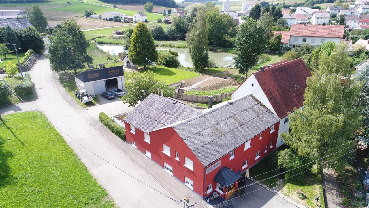 Aislingen Zur Dorfmuhle旅舍 外观 照片